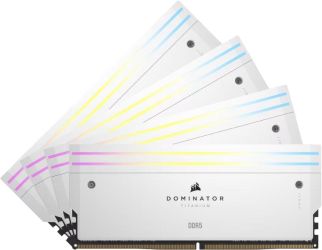 Corsair Dominator Titanium RGB DDR5-6000 64GB Kit (CMP64GX5M4B6000C36W) Corsair Dominator Titanium RGB DDR5-6000 64GB Kit (CMP64GX5M4B6000C36W)