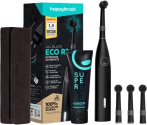 Happybrush Eco R2 Klassik-Set | Allblack