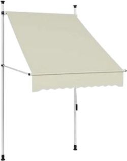 vidaXL Einziehbare Markise Handbetrieben 100 cm (145833)