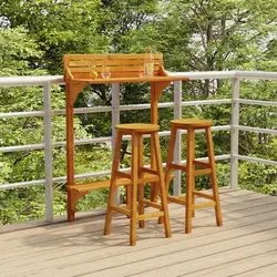 vidaXL Balkonbar-Set 3-tlg. (3116003)