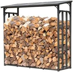 Quick Star Kaminholzregal Metall XXL 185 x 70 x 185 cm (47472)