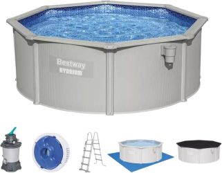 Bestway Hydrium Stahlwand Pool Set 360 x 120 cm (56574-24/25)