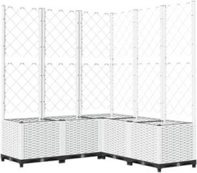 vidaXL Pflanzkübel mit Rankgitter 120 x 120 x 136 cm (153288)