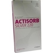 ACTISORB 220 SIL 19.0X10.5, 10 Verbände 19×10,5 cm