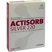 Solventum ACTISORB 220 SIL 9.5X6.5, 10 Verbände 9,5×6,5 cm