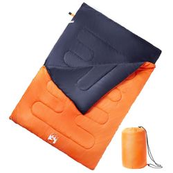 vidaXL Doppelschlafsack mit Kissen 3-4 Jahreszeiten (94448)