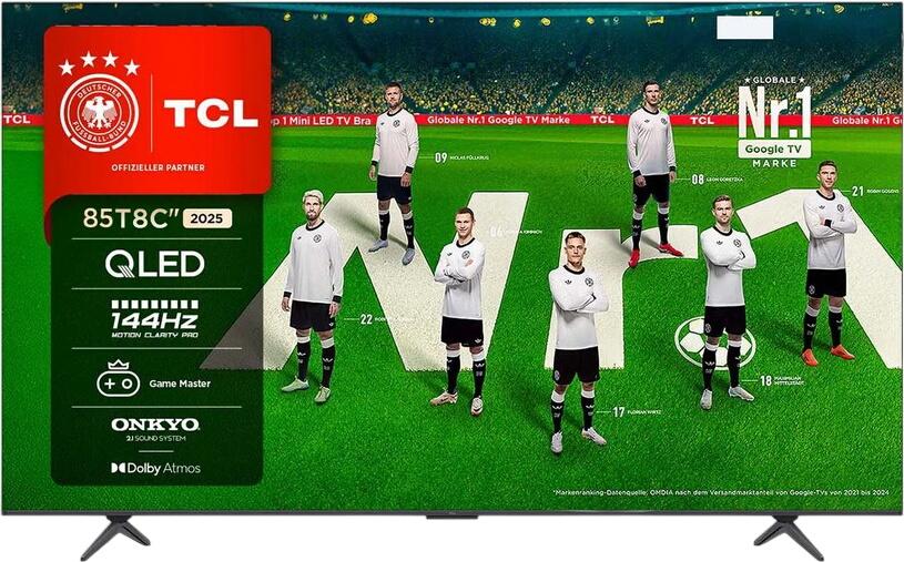 TCL 85" T8C QLED TV 85T8C TCL 85" T8C QLED TV 85T8C