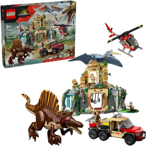 LEGO Jurassic World Spinosaurier & Quetzalcoatlus: Hubschrauber-Einsatz (76976)