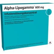 Wörwag Pharma ALPHA LIPOGAMMA 600 INF, 5 Amp. (N1) 24 ml 600