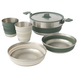 Sea to Summit Detour Stainless Steel One Pot Cook Set 2 Pers, 5-teilig