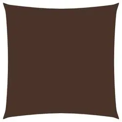 vidaXL Sonnensegel Oxford-Gewebe Quadratisch 7x7 m Braun (135803)