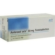 AMBROXOL ACIS 30MG TRINKTA, 40 Trinktbl. (N2) 30 mg
