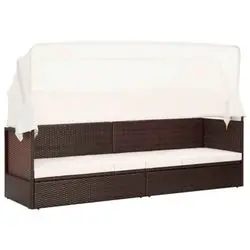 vidaXL Gartensofa mit Sonnendach (49394)