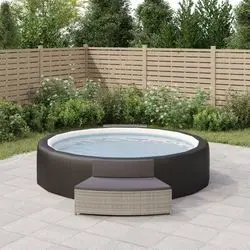 vidaXL Whirlpool-Bänke mit Auflagen 2 Stk. (362263)