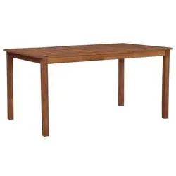 vidaXL Gartentisch Akazie Massivholz 150x90x74 cm (44105)