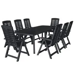 vidaXL Garten-Essgruppe 9-tlg. (276181)