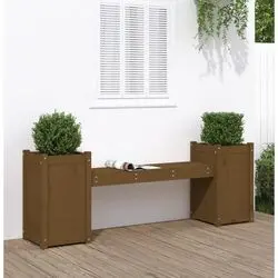 vidaXL Gartenbank mit Pflanzkübeln 180 x 36 x 63 cm (825166) vidaXL Gartenbank mit Pflanzkübeln 180 x 36 x 63 cm (825166)