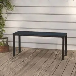 vidaXL Gartenbank 110 cm Stahl (317141)