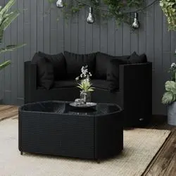 vidaXL Garten-Lounge-Set mit Kissen 4-tlg. (319792)