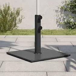 vidaXL Sonnenschirmständer mit Standfuß Spannknopf 17 kg (368680)