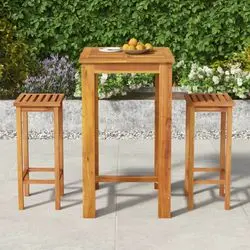 vidaXL Gartenbar-Set 3-tlg. (3154386)