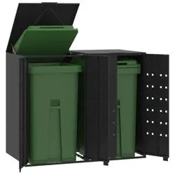 vidaXL Mülltonnenbox für 2 Tonnen 138 x 79 x 117 (3279982)