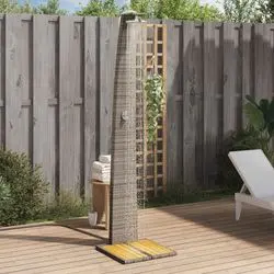 vidaXL Gartendusche mit Lattenboden 55 x 60 x 224 cm (368210) vidaXL Gartendusche mit Lattenboden 55 x 60 x 224 cm (368210)