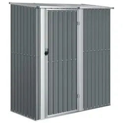 vidaXL Fahrradschuppen 180,5x97x209,5 cm Verzinkter Stahl (150904)