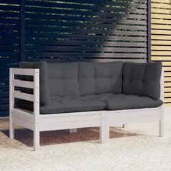 vidaXL 2-Sitzer-Gartensofa mit Kissen Massivholz Kiefer (3096011) vidaXL 2-Sitzer-Gartensofa mit Kissen Massivholz Kiefer (3096011)