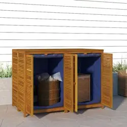 vidaXL Gartenbox Massivholz Akazie 140 x 87 x 104 cm (3155242)