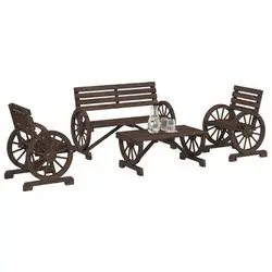 vidaXL Garten Lounge Set 4-tlg. (3207132)