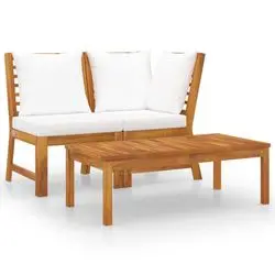 vidaXL Garten-Lounge-Set 3-tlg. mit Kissen (3203731)