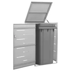 vidaXL Mülltonnenbox für 1 Tonne Edelstahl (149558) vidaXL Mülltonnenbox für 1 Tonne Edelstahl (149558)