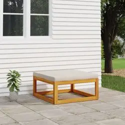 vidaXL Gartenhocker mit Kissen Massivholz Akazie (360014) vidaXL Gartenhocker mit Kissen Massivholz Akazie (360014)