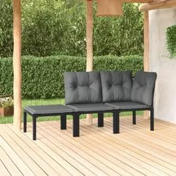 vidaXL Garten-Lounge-Set Poly Rattan 4-tlg. (3187741) vidaXL Garten-Lounge-Set Poly Rattan 4-tlg. (3187741)