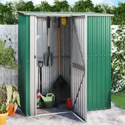 vidaXL Geräteschuppen Verzinkter Stahl 180,5 x 97 x 209,5 cm (150903)