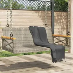 vidaXL Hängebank Poly Rattan 109 x 62 x 40 cm (368153)