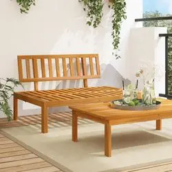 vidaXL Garten-Mittelsofa aus Paletten Massivholz Akazie (365845) vidaXL Garten-Mittelsofa aus Paletten Massivholz Akazie (365845)