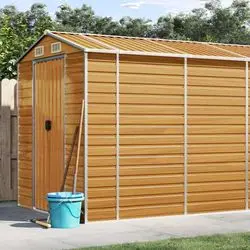 vidaXL Gerätehaus Verzinkter Stahl 191 x 215 x 198 cm (3188276)