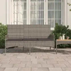 vidaXL Gartenbank 3-Sitzer mit Kissen Poly Rattan (319493) vidaXL Gartenbank 3-Sitzer mit Kissen Poly Rattan (319493)