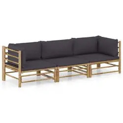 vidaXL Garten-Lounge-Set 3-tlg. (3058204)