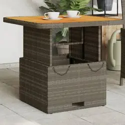 vidaXL Gartentisch Poly Rattan (368270)