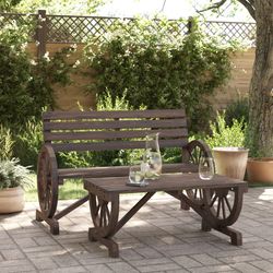 vidaXL Garten-Lounge-Set Massivholz Tanne 2-tlg. (365106)