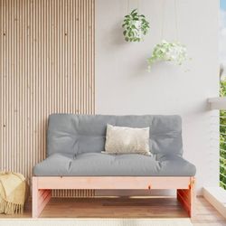 vidaXL Garten-Mittelsofa Massivholz Douglasie 120 x 80 cm (825749)