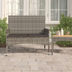 vidaXL Gartenbank 2-Sitzer mit Kissen (319489)
