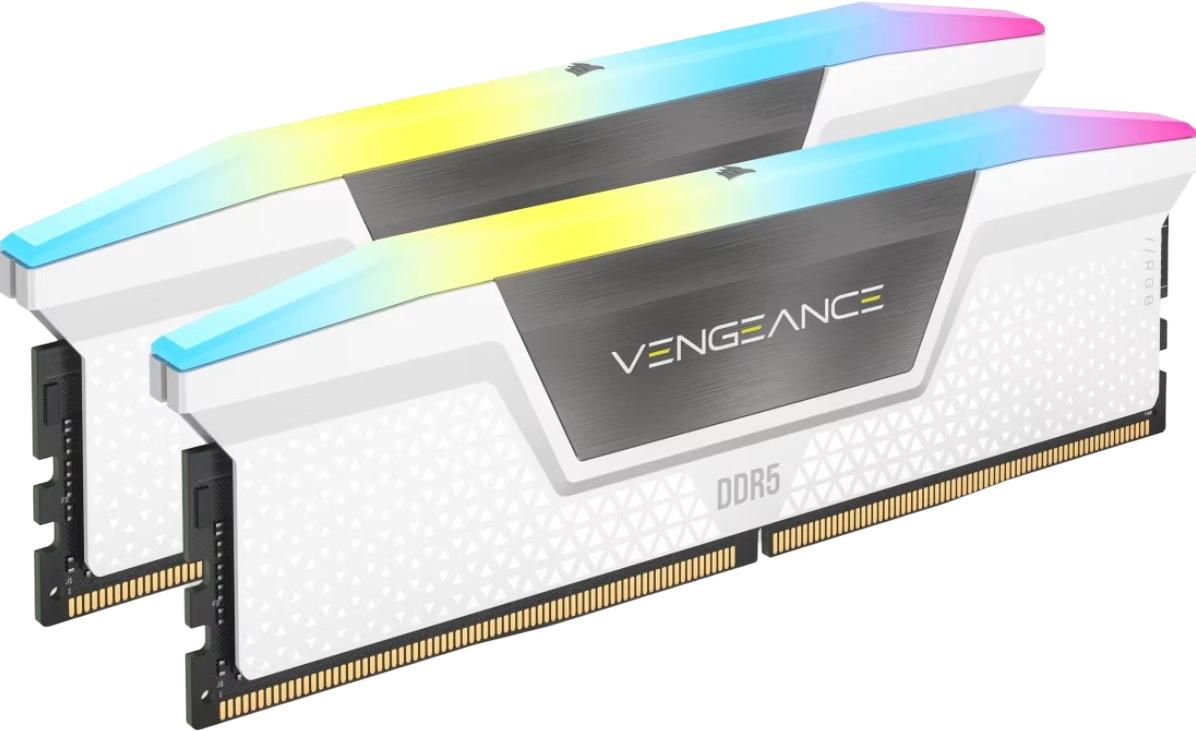 Corsair Vengeance RGB DDR5-6000 32GB Kit (CMH32GX5M2E6000Z36W) Corsair Vengeance RGB DDR5-6000 32GB Kit (CMH32GX5M2E6000Z36W)