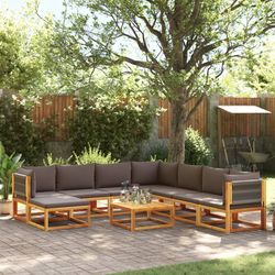 vidaXL Garten-Sofagarnitur 9-tlg. (3278838)