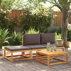 vidaXL Gartensofa-Set 4-tlg. (3278912) vidaXL Gartensofa-Set 4-tlg. (3278912)
