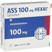 Hexal AG ASS 100 HEXAL, 100 Tbl. (N3) 100 mg Hexal AG ASS 100 HEXAL, 100 Tbl. (N3) 100 mg