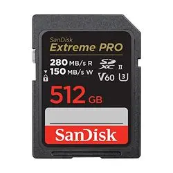 SanDisk Extreme Pro R280/W150 SDXC 512GB (SDSDXEP-512G-GN4IN)